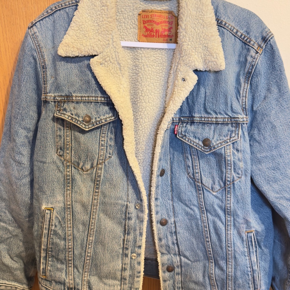 Levi's Blue Lightweight Shirt Jacket with Classic Design